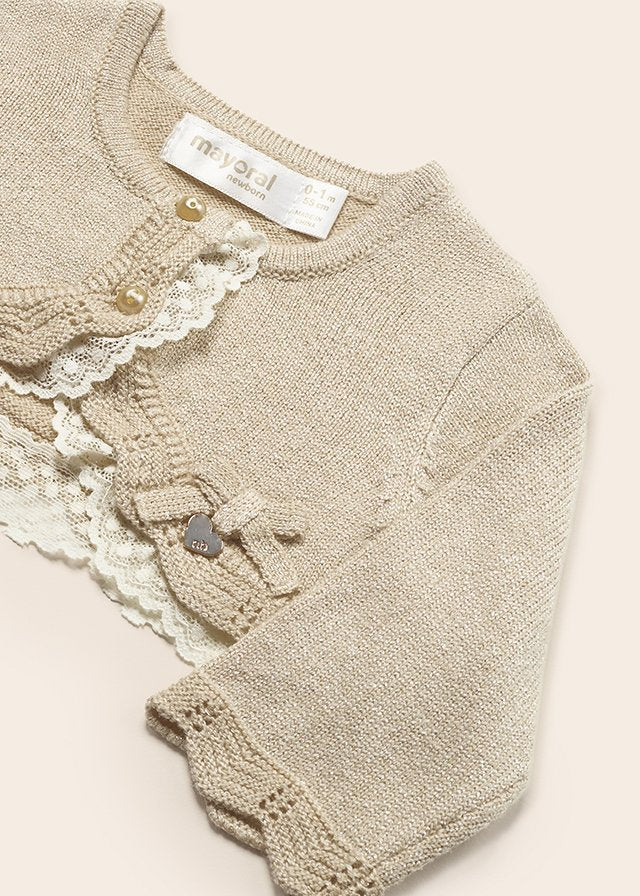 Cardigan Tricot Cerimonia champagne