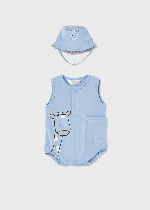 Tutina Punto E Cappello Light blue