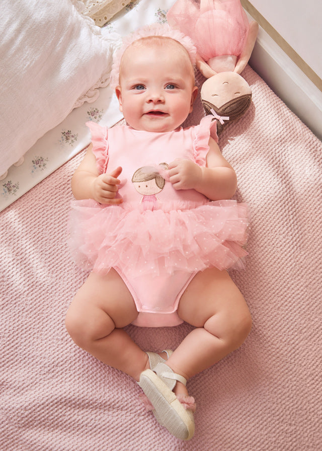 Body Tutu Con Fascetta Rosa Baby