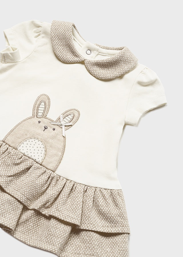 Vestito Punto Beige