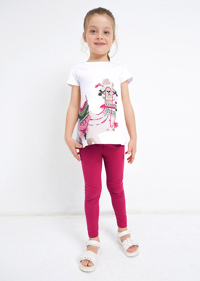 Compl.Leggings Ricami Hibiscus