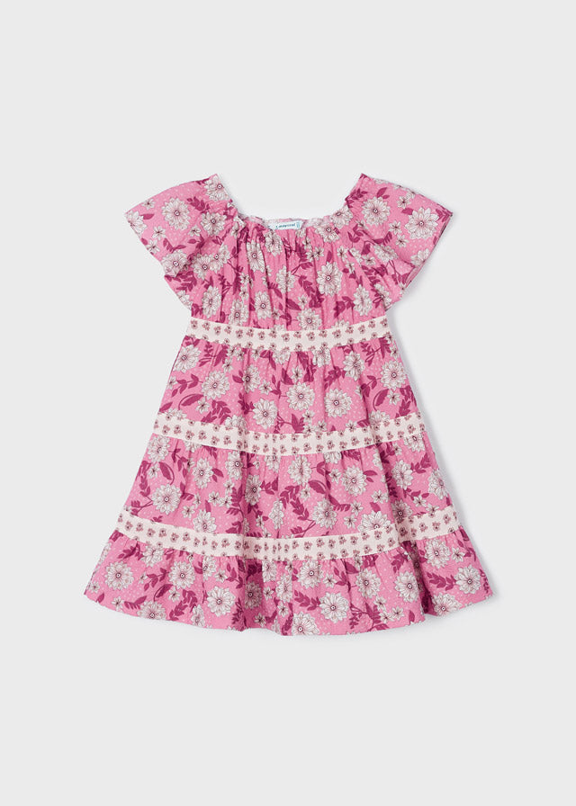 Vestito Stampato Combined Peonia