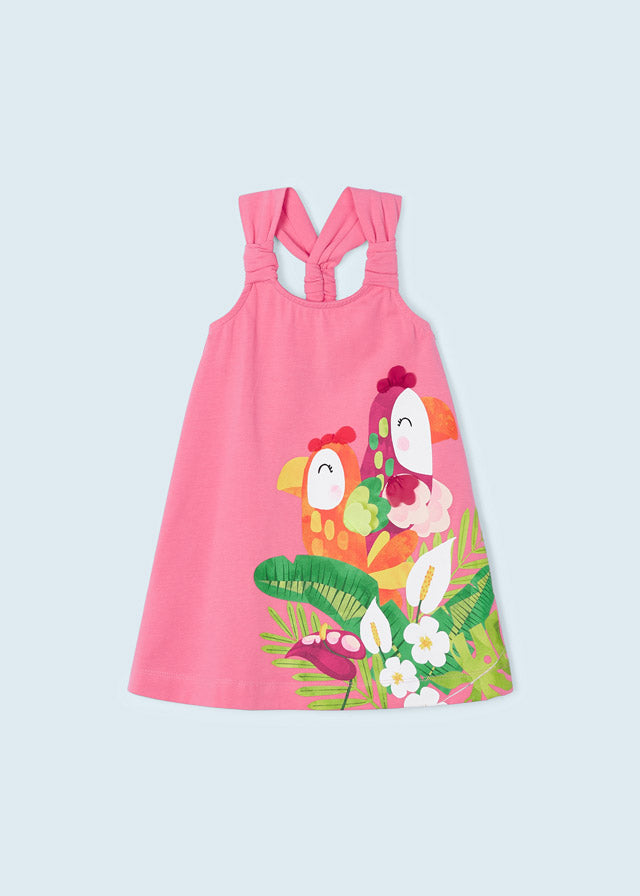 Vestito Applicazioni Peonia