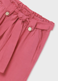 Pantalone Cropped Morbido Buganvilla