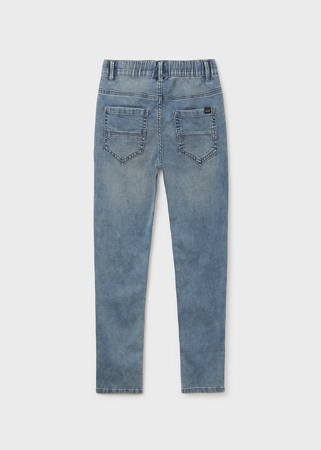 Pantalone Soft Denim Jogger Jeans
