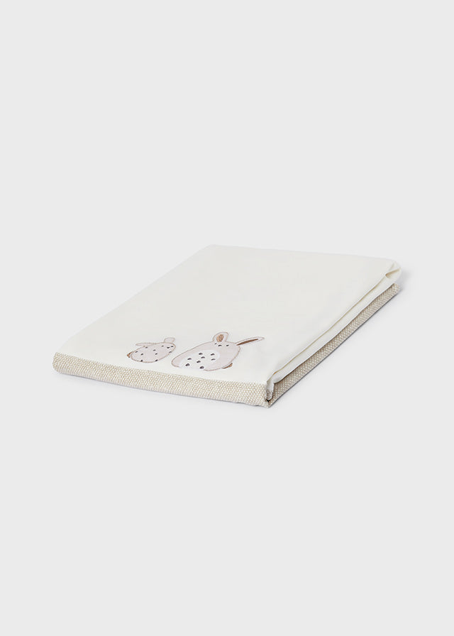 Copertina Ricamata Beige