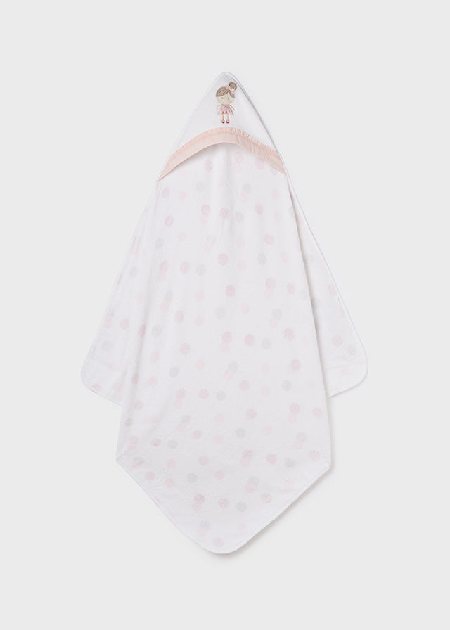 Asciugamano Ricamato Rosa Baby