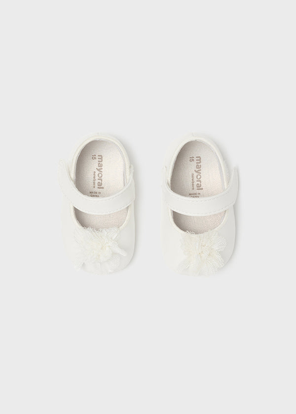 Ballerine Pom Pom Bianco