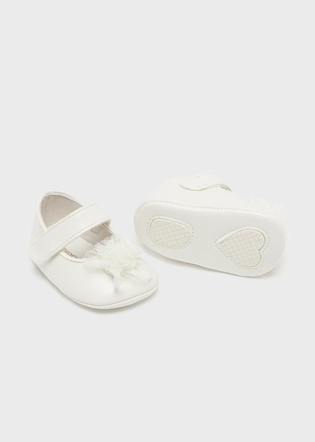 Ballerine Pom Pom Bianco