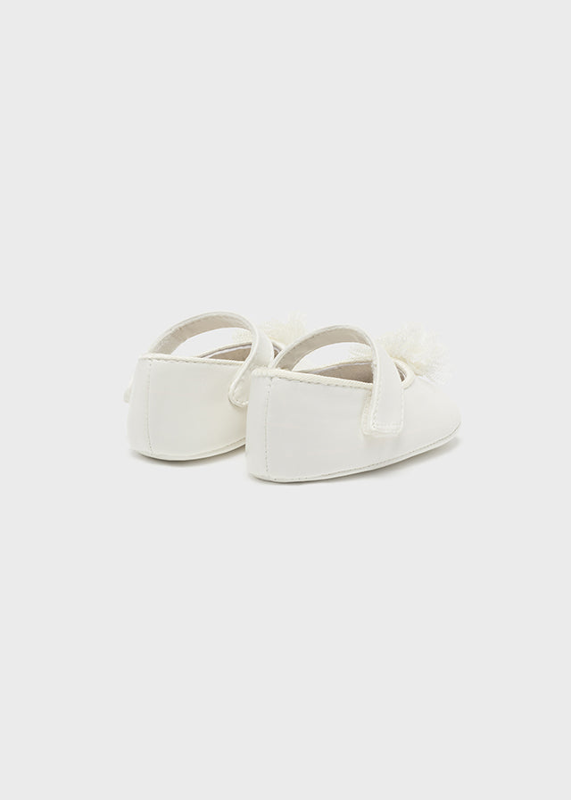 Ballerine Pom Pom Bianco