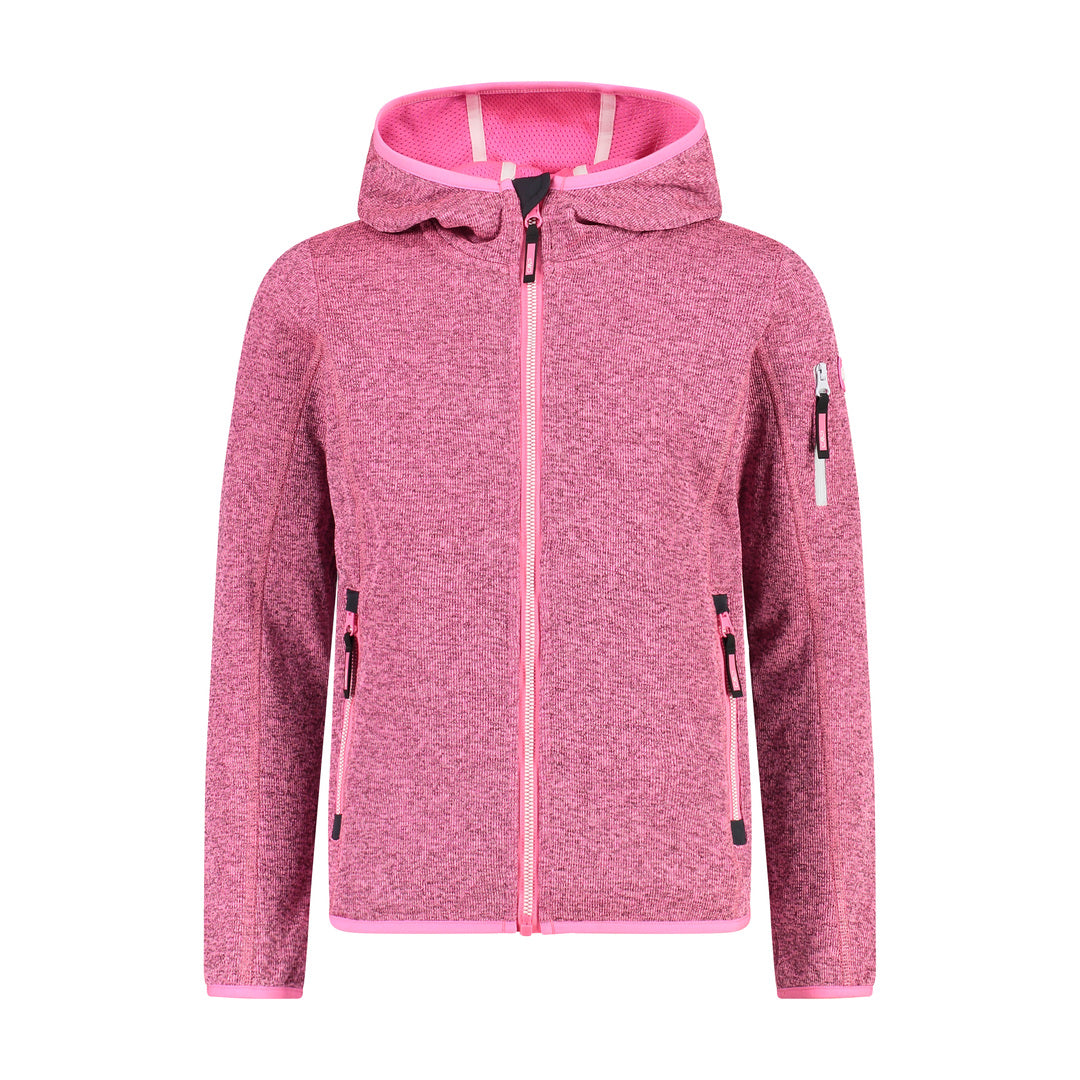 Giacca Kid G Fix Hood Rosa Fluo-Chiaro