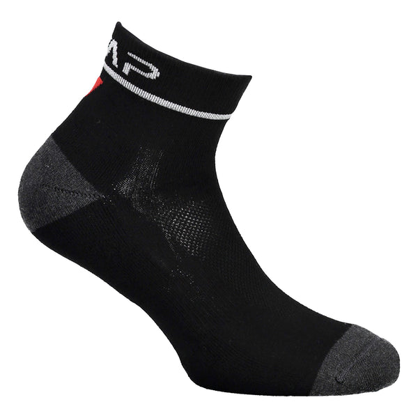 Calzino Running Bipac Nero/Ferrari