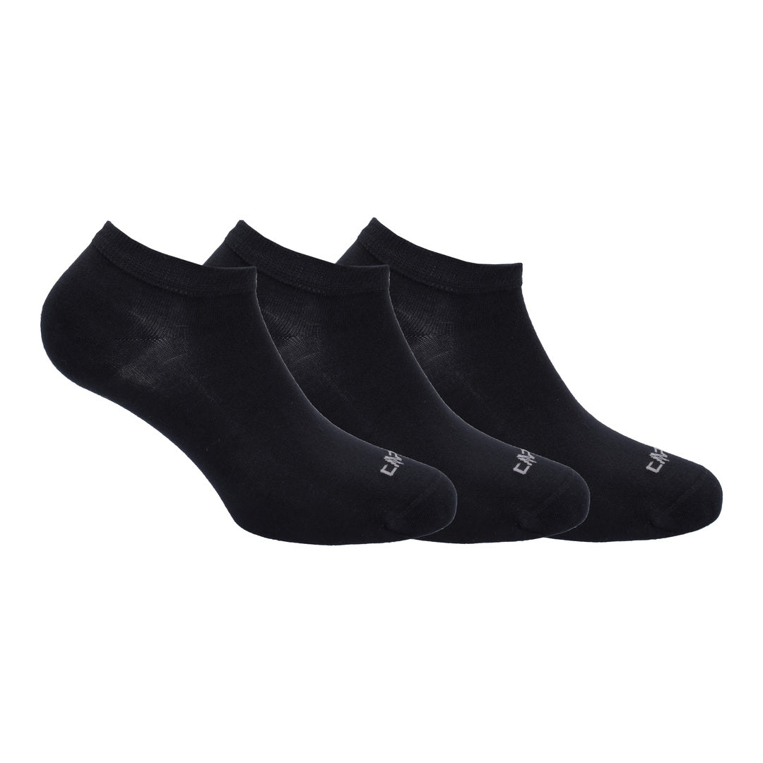 Calzino Bamboo Invisibile Sock Tripack Nero