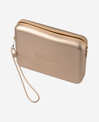 Beach Necessaire Metallic Champagne