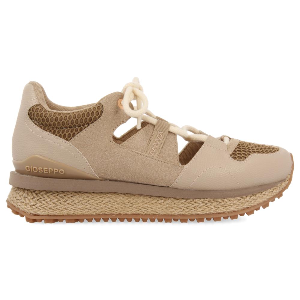 Scarpa Donna Sport Aperta con Laccio col. Beige