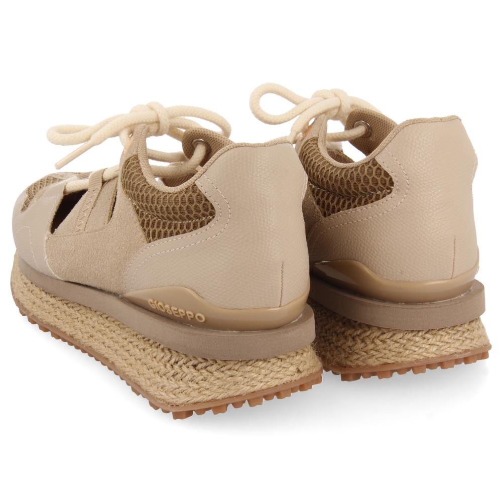 Scarpa Donna Sport Aperta con Laccio col. Beige