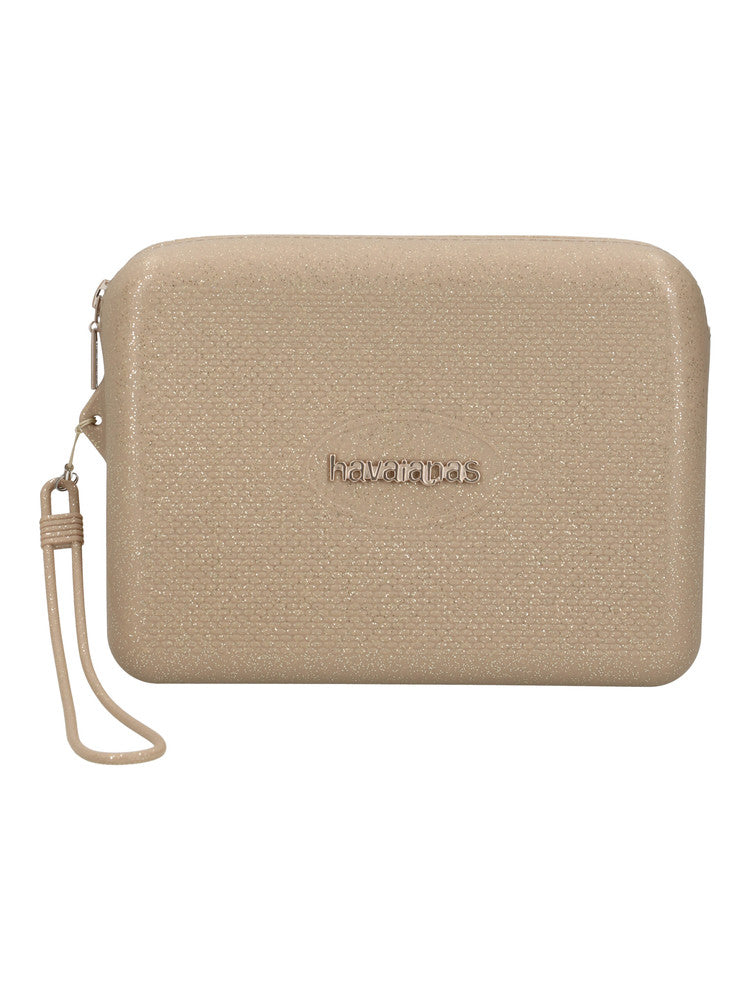 Beach Necessaire Glitter Golden