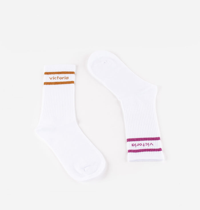 Calzino In cotone Bianco