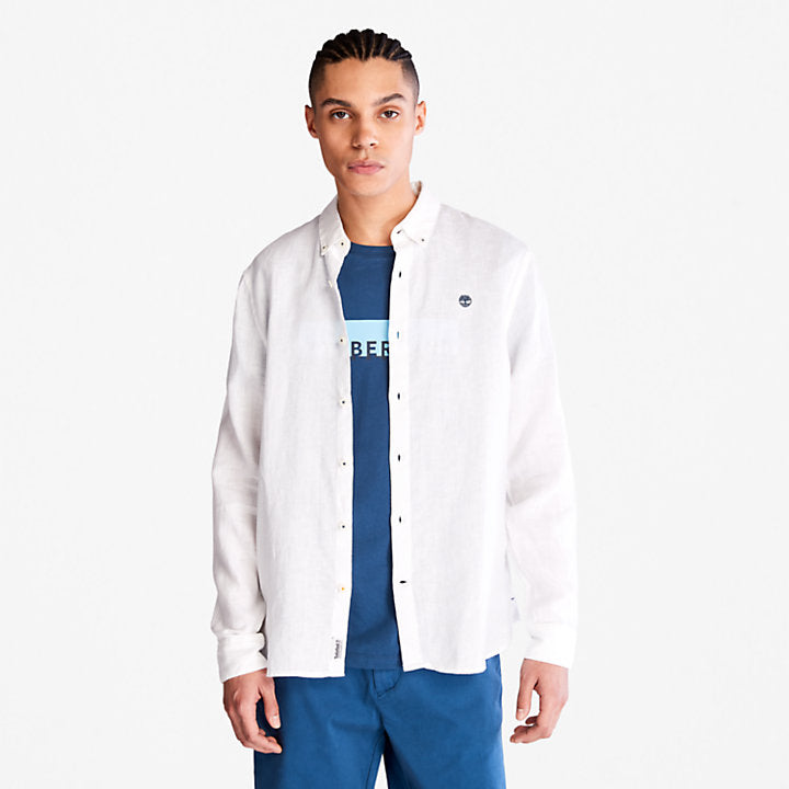 Camicia In Lino Bianca