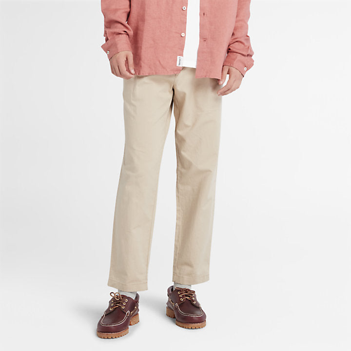 Pantalone in Cotone Marrone