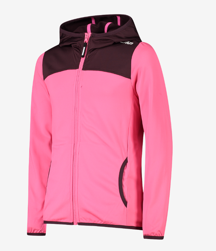 Giacca Kid G Fix Hood Rosa Fluo