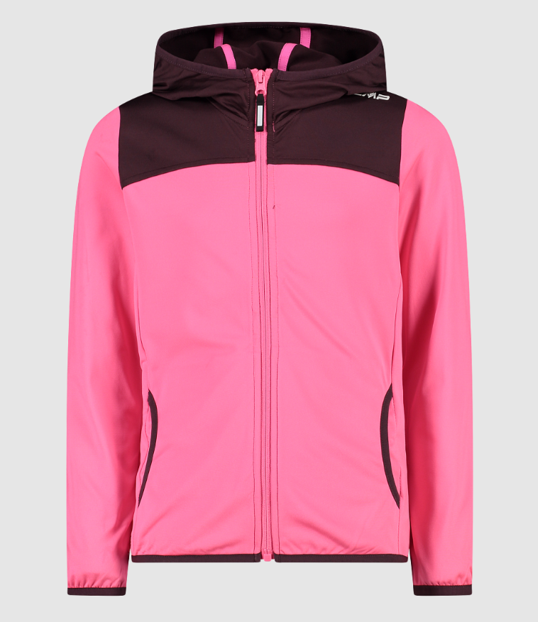 Giacca Kid G Fix Hood Rosa Fluo