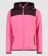 Giacca Kid G Fix Hood Rosa Fluo