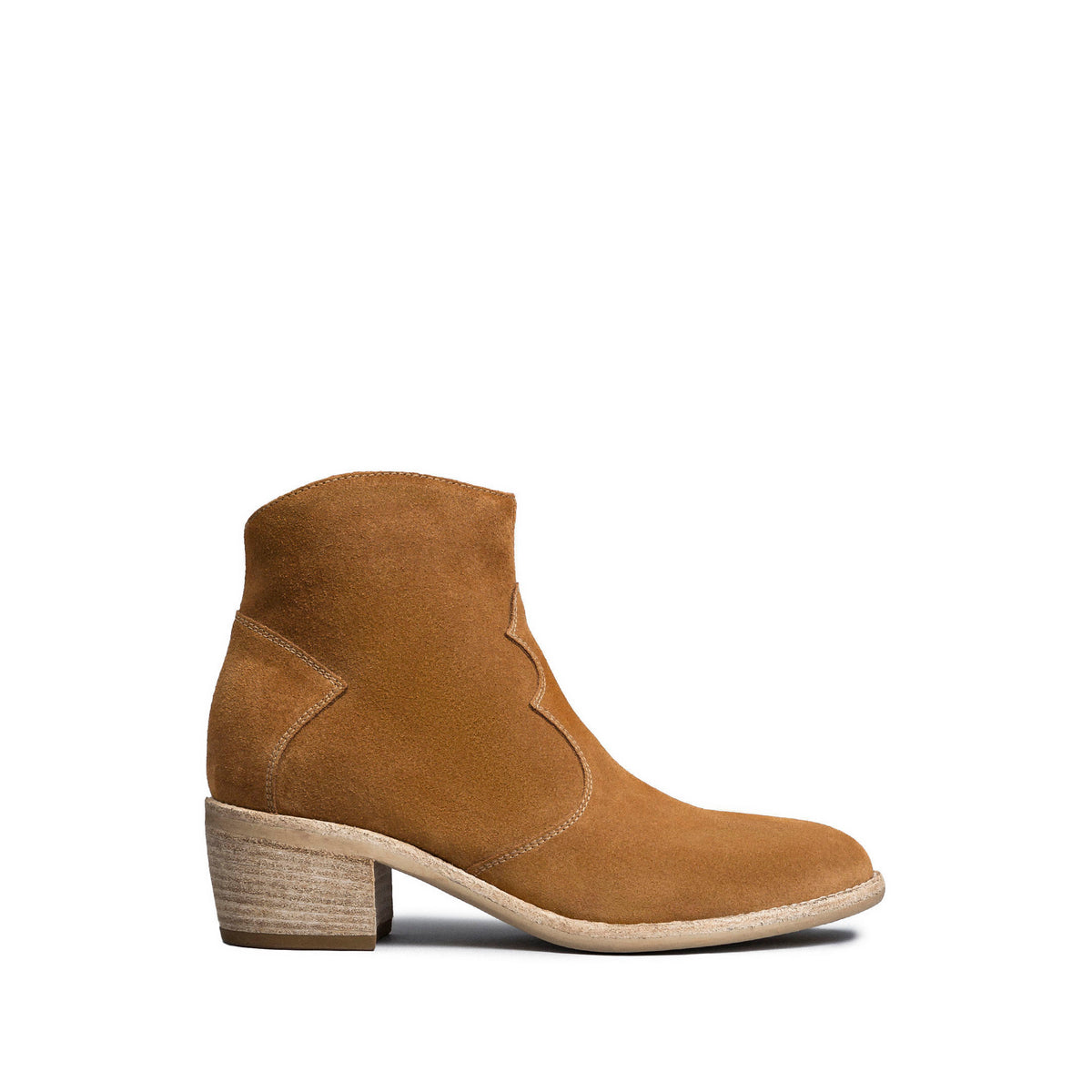 Stivaletto Velur Tabacco