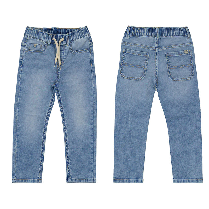 Pantalone Soft Denim Jogger Jeans