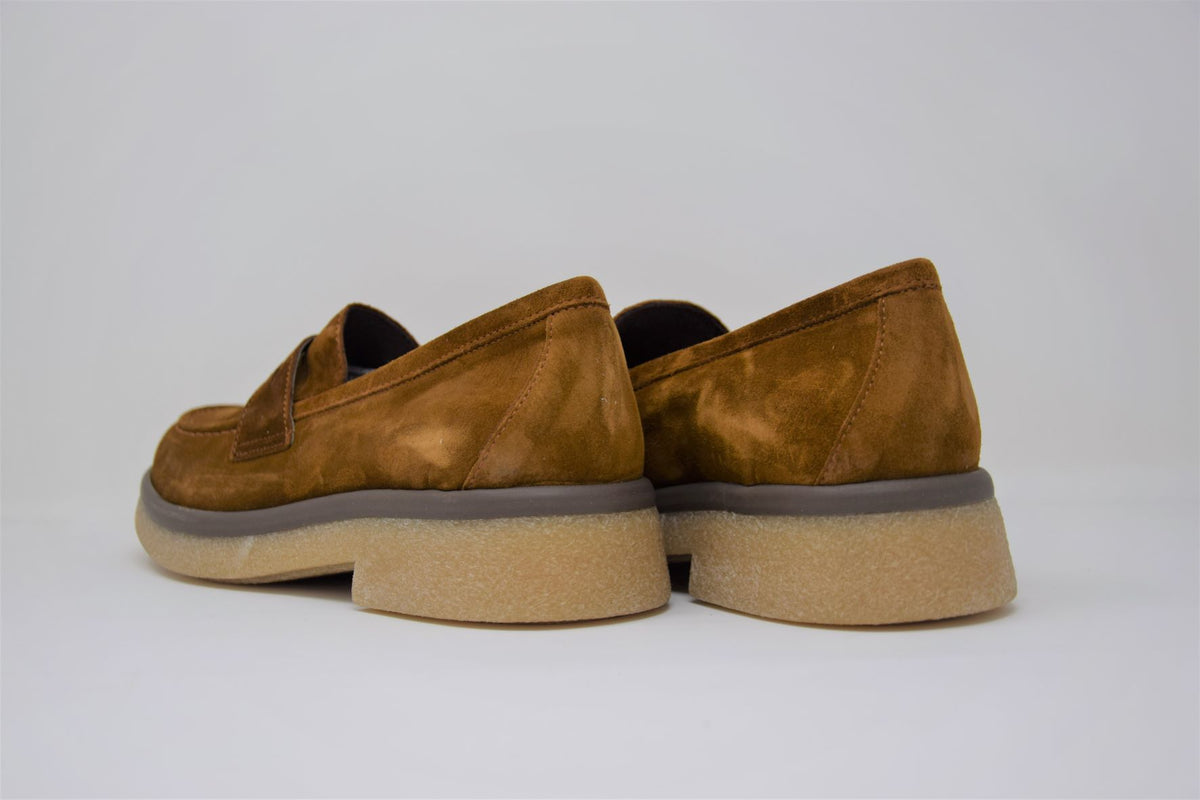 Mocassino in Camoscio Marrone