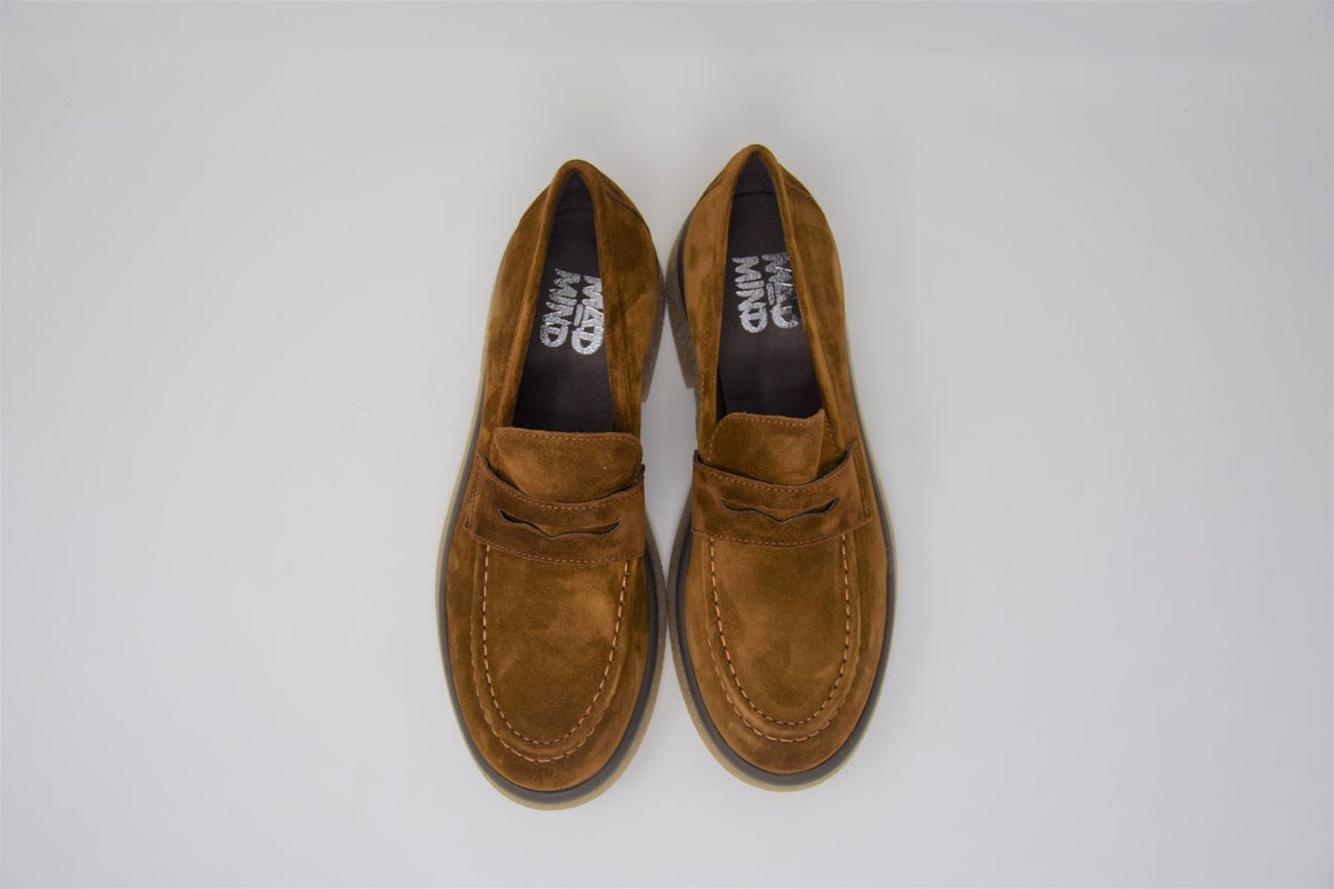 Mocassino in Camoscio Marrone