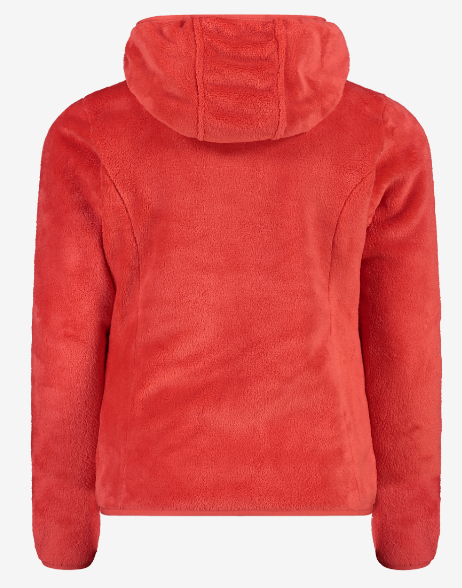 Pile Full Zip Rosso