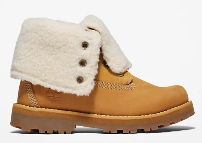 Boot Alto Roll-Top Shearling Giallo