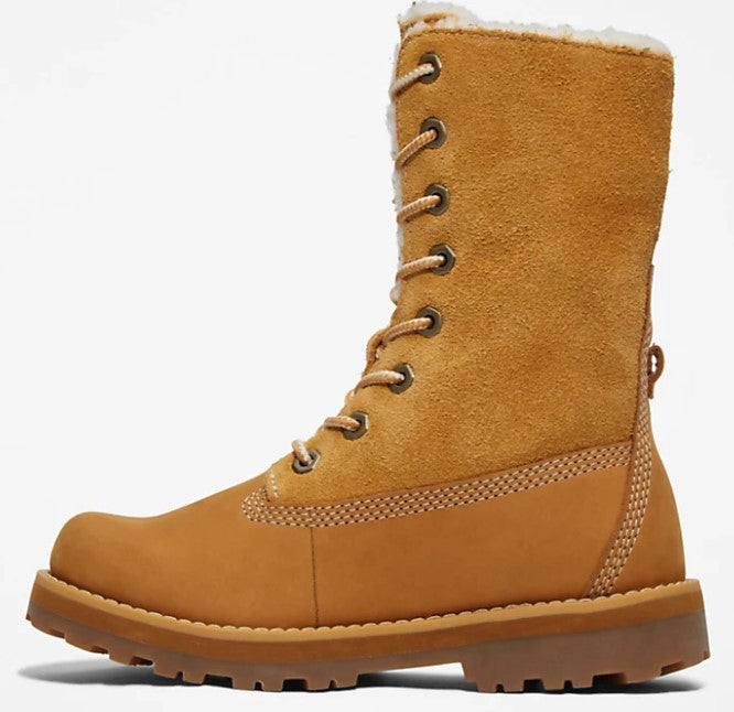 Boot Alto Roll-Top Shearling Giallo