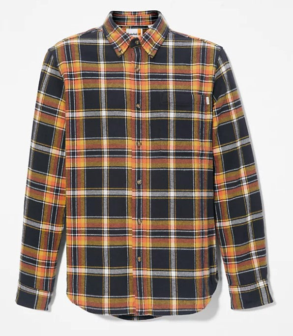 Camicia a Quadri in Flanella col. Nero