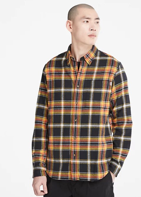 Camicia a Quadri in Flanella col. Nero