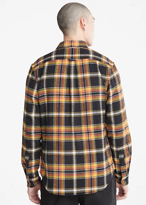 Camicia a Quadri in Flanella col. Nero