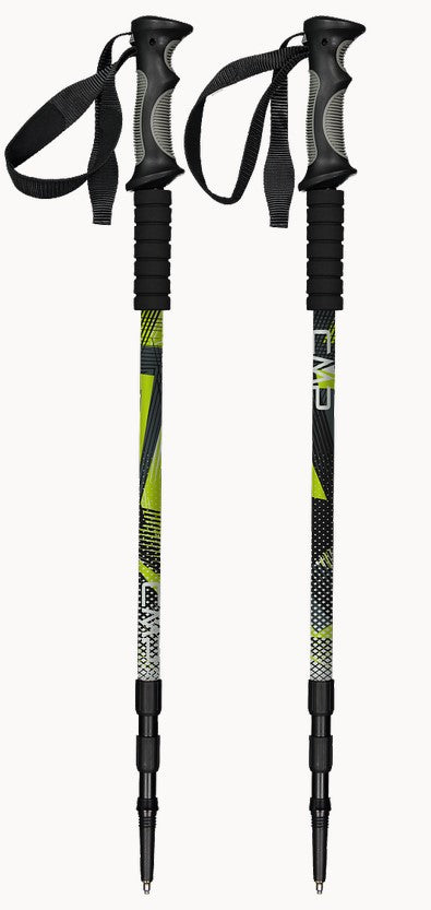Bastoncini Trekking Col. Titanio/Lime