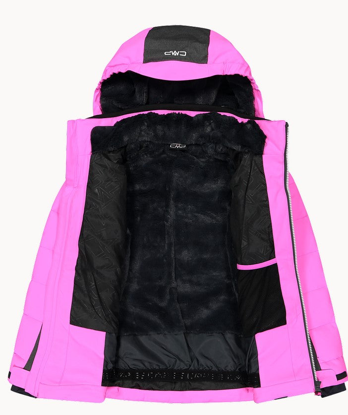 Giacca Invernale Full Zip Fuxia