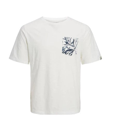 T-Shirt Bianca con Taschino