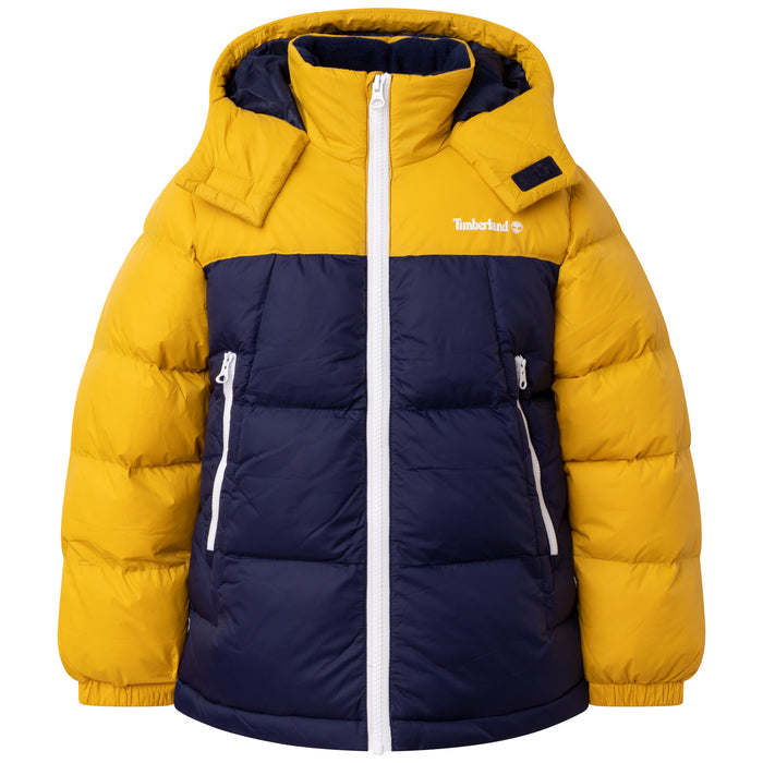 Piumino con Tasche Giallo