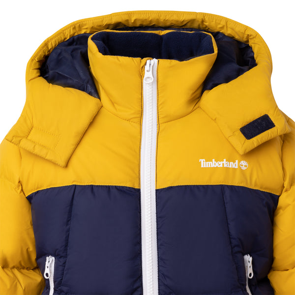 Piumino con Tasche Giallo