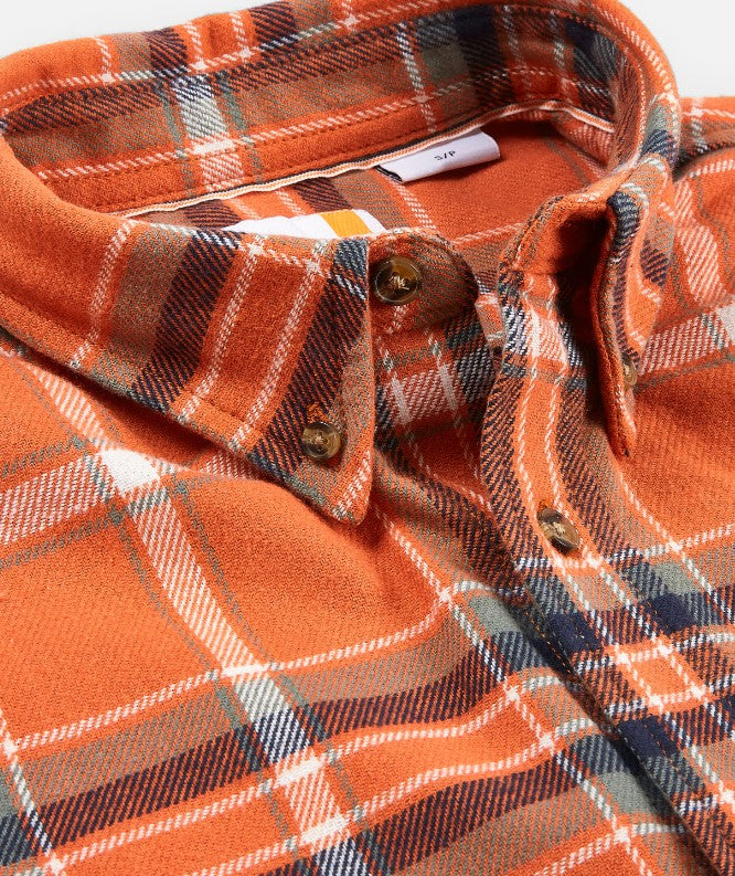 Camicia a Quadri in Flanella col. Mattone