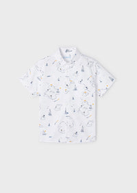 Camicia M/C Stampata Nave