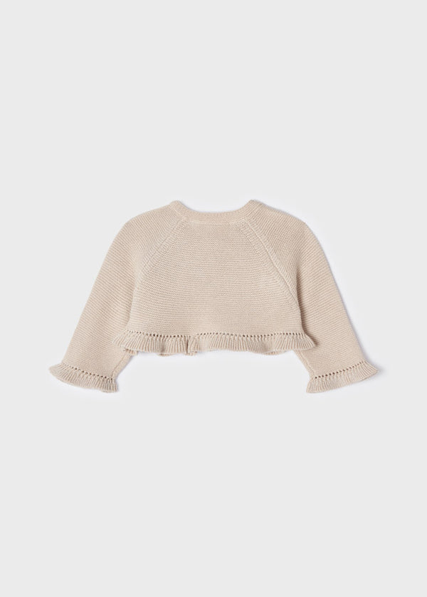 Cardigan Corto Beige
