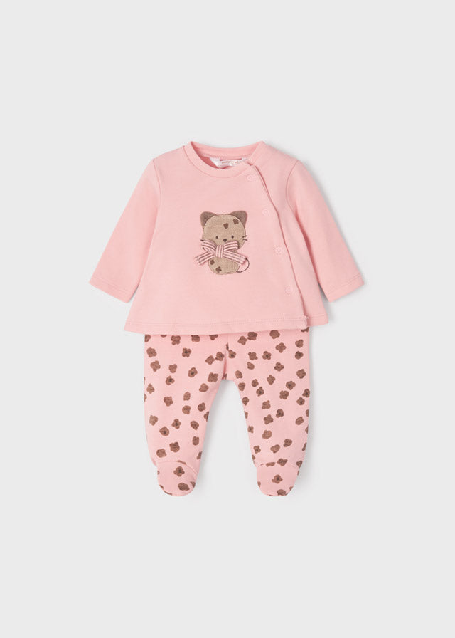 Compompletino Con Gattino Rosa