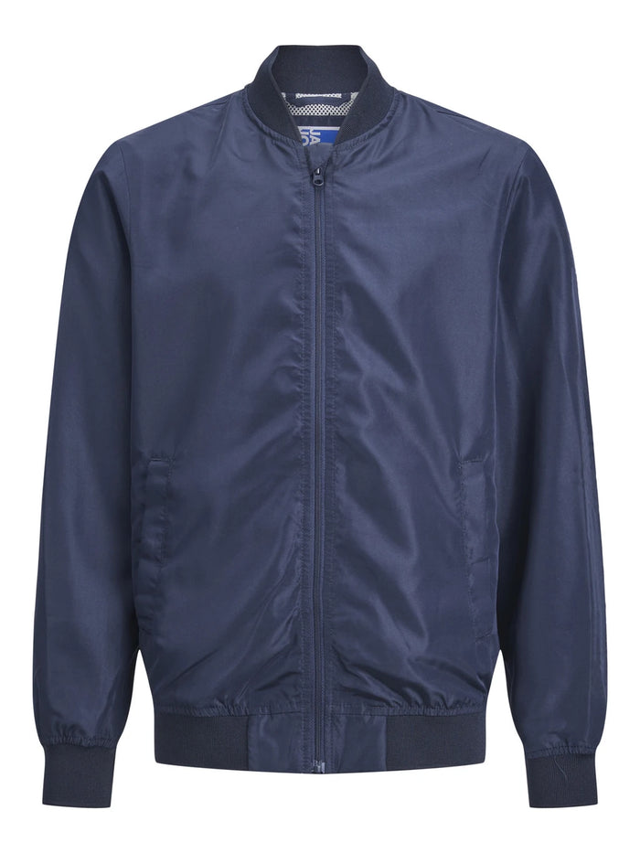 Outerwear Blu Con Scritta