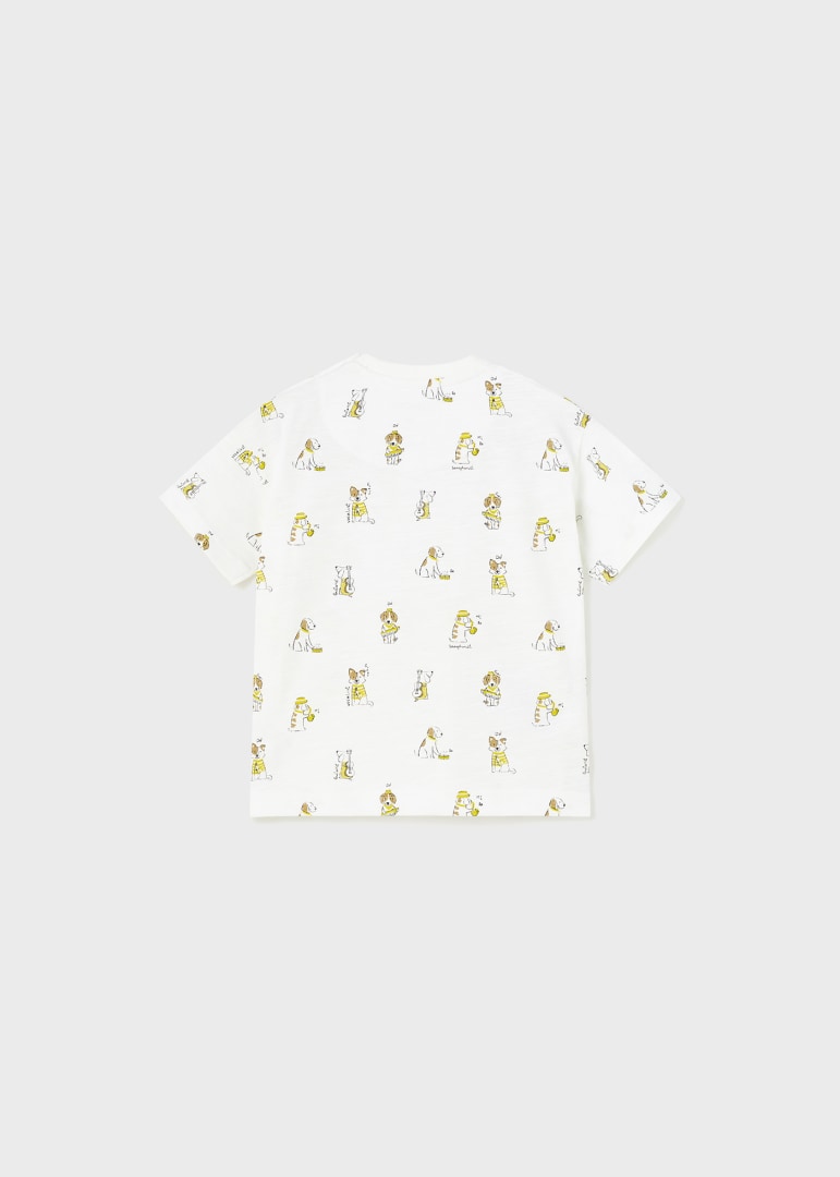 Maglietta M/C Stampa Bianco