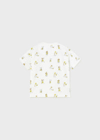 Maglietta M/C Stampa Bianco