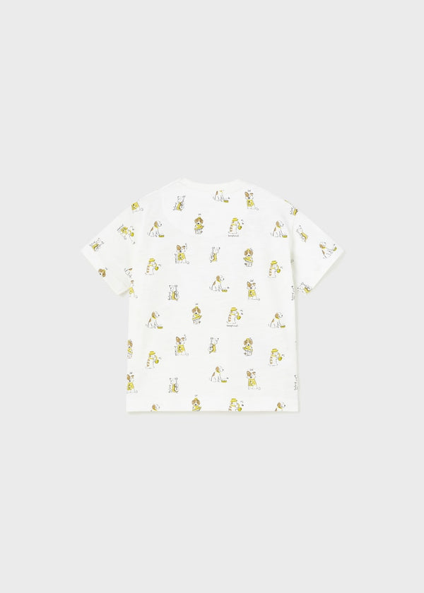 Maglietta M/C Stampa Bianco